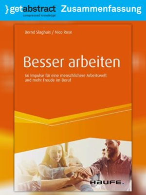 cover image of Besser arbeiten (Zusammenfassung)